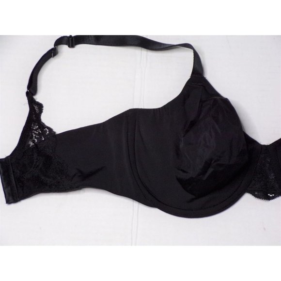 WACOAL Lace Impression Non-padded Seamless Underwire Bra #851257 Black 36DDD NEW - Picture 10 of 12